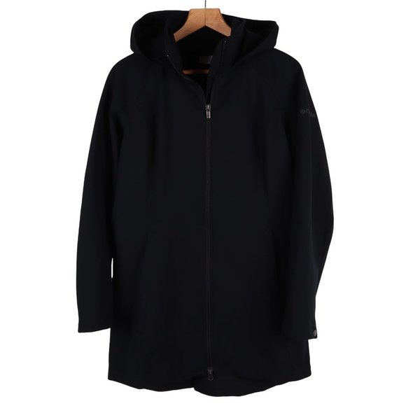 Columbia Jackets & Blazers - COLUMBIA Black Long Hooded Long Jacket